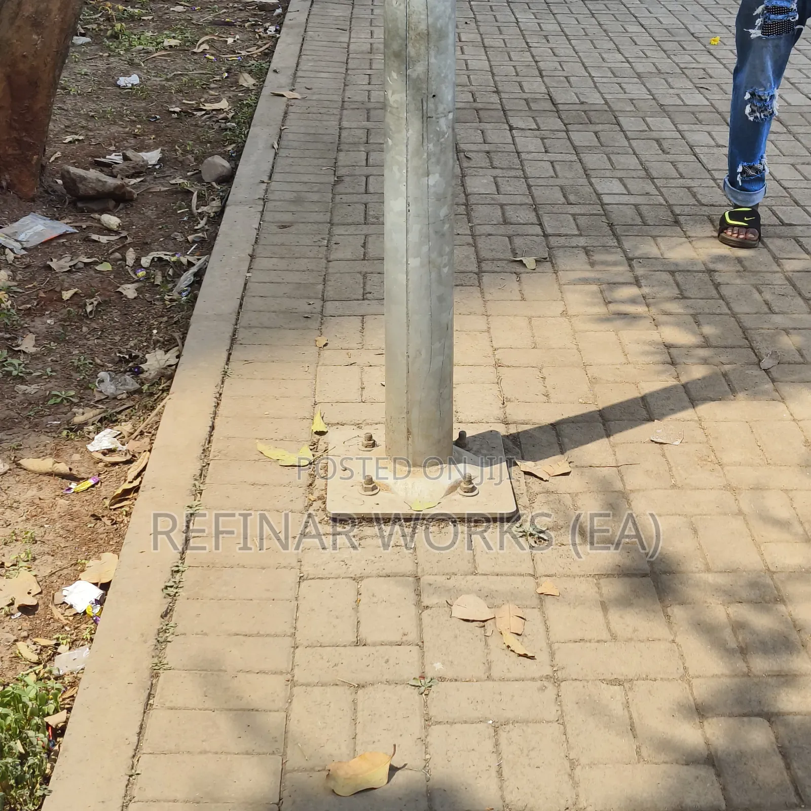 Street Light Poles - CCTV Flood Light Outdoor Steel Poles