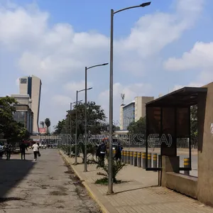 Street Light Poles - CCTV Flood Light Outdoor Steel Poles
