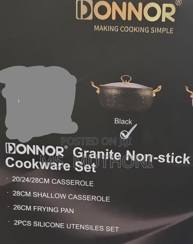 High Quality HEAVY ELEGANT 11pcs Donnor Granite Pots - thumbnail 6