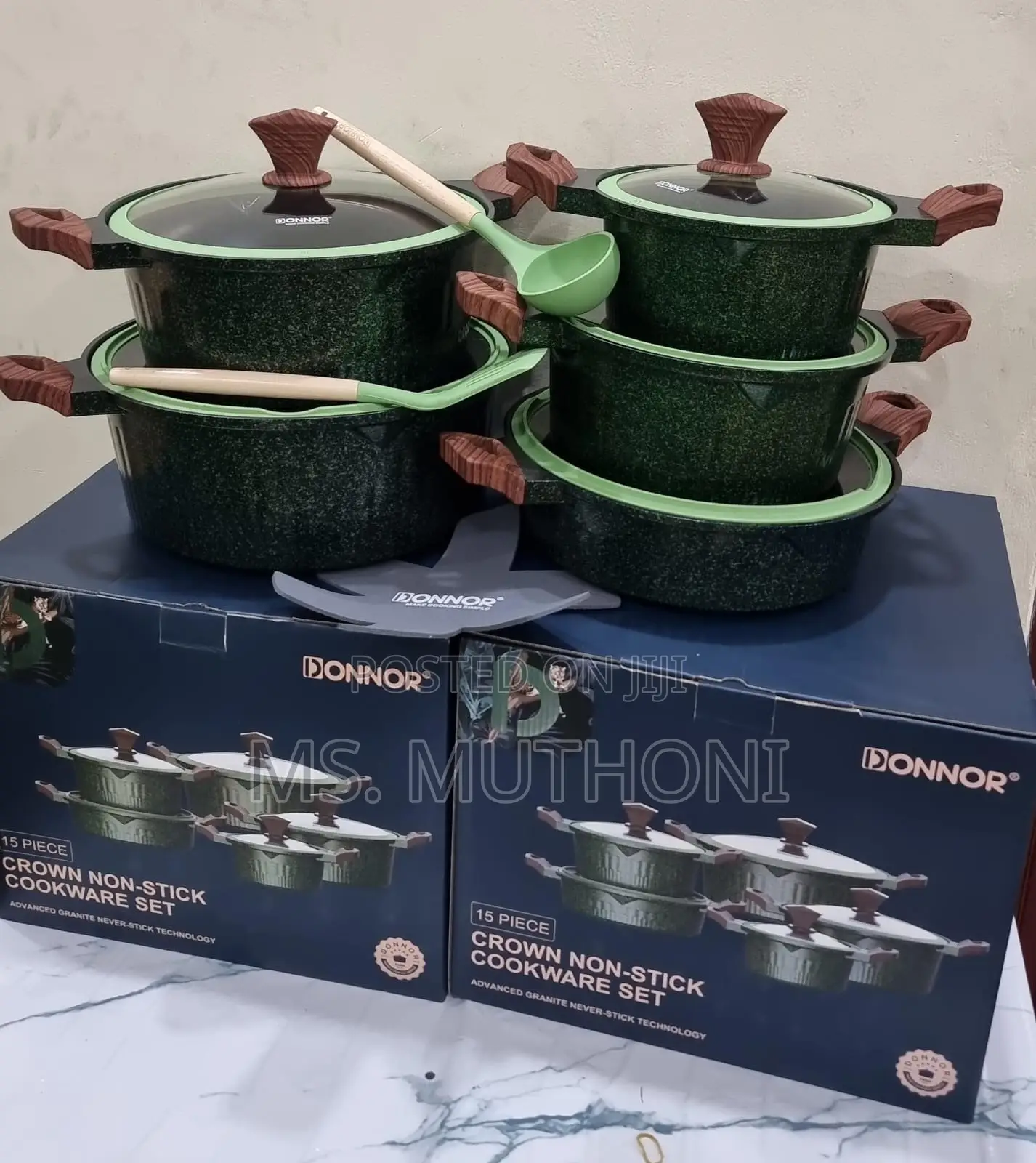High Quality HEAVY GAUGE 15pcs Donor Crown Cooking Pots