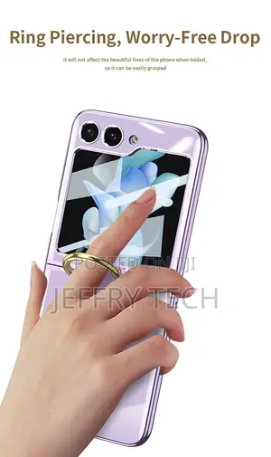 Electroplating Case With Ring for Samsung Galaxy Z Flip 5