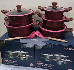 15 PCS High Quality Heavy Donnor Crown Cook/Serve Pots