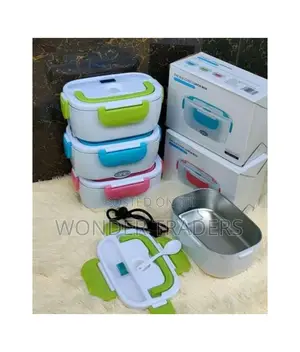 Electric Lunch Metallic Insulated Box
