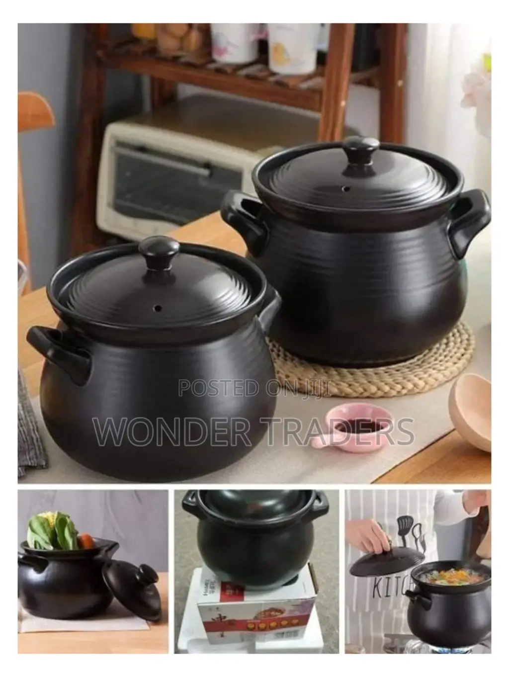 Cooking Pot, Porcelain Cooking Pot