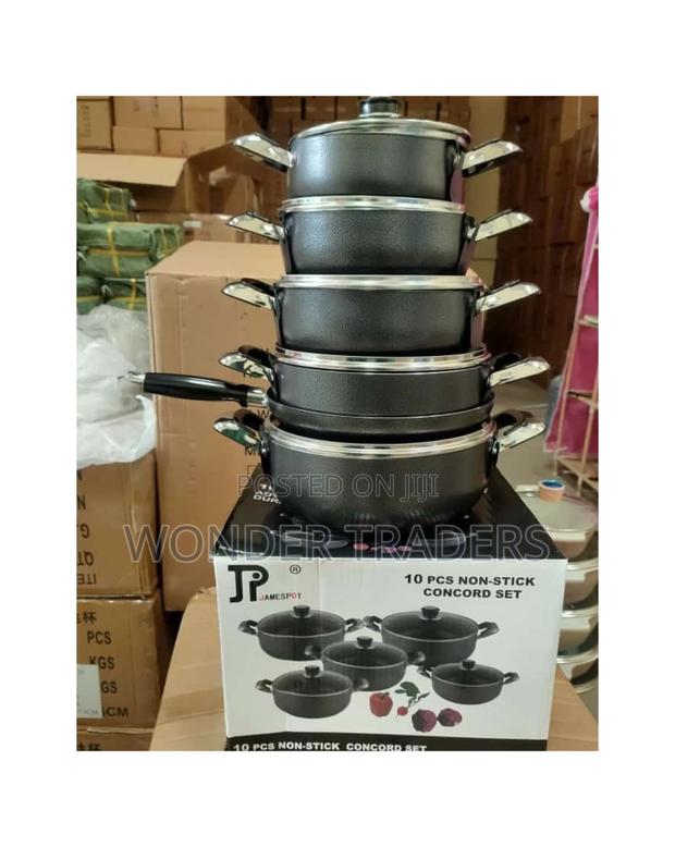 James Pot Black Cookware 10pcs Set*Nonstick - main view