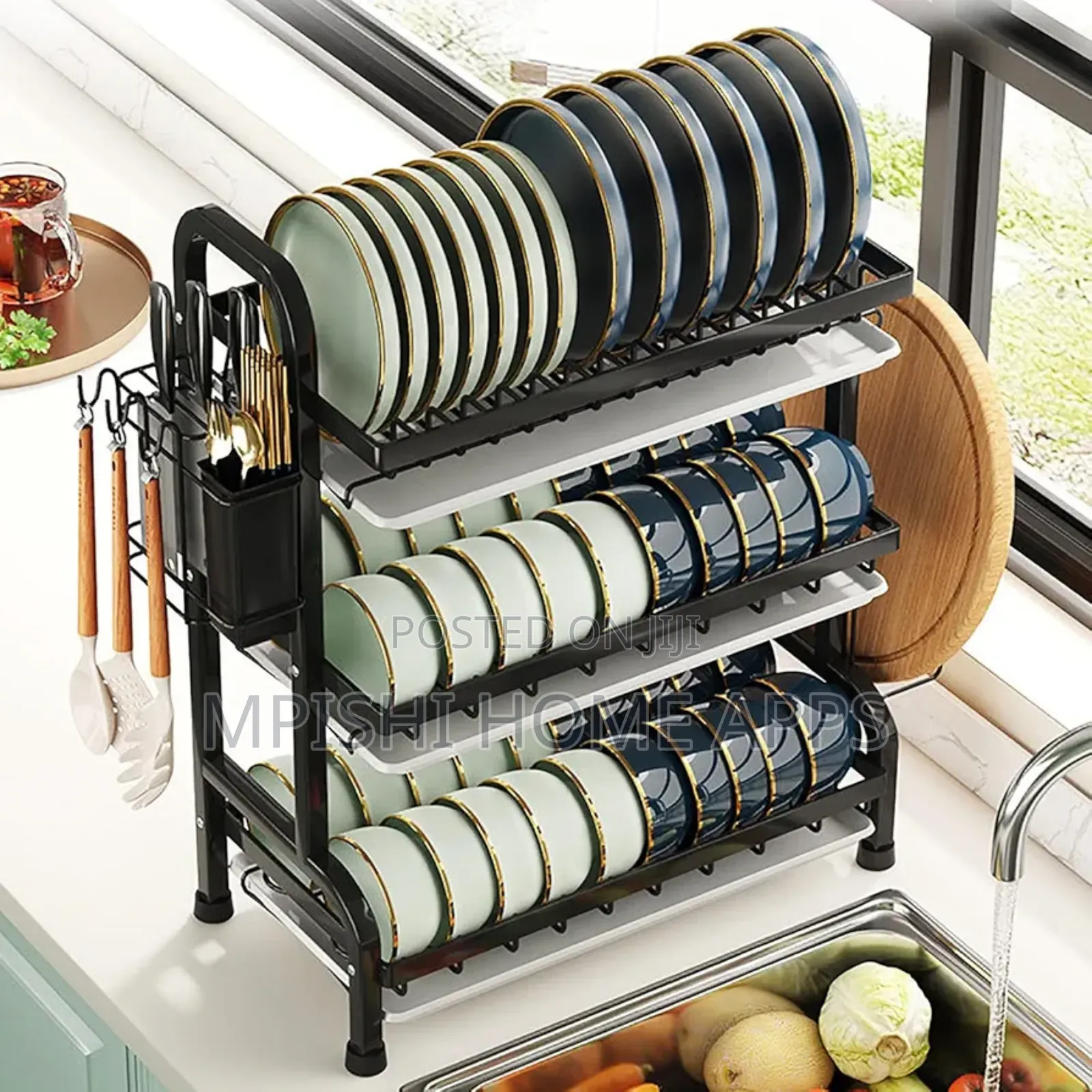 3 Layer Heavy Duty Dish Rack