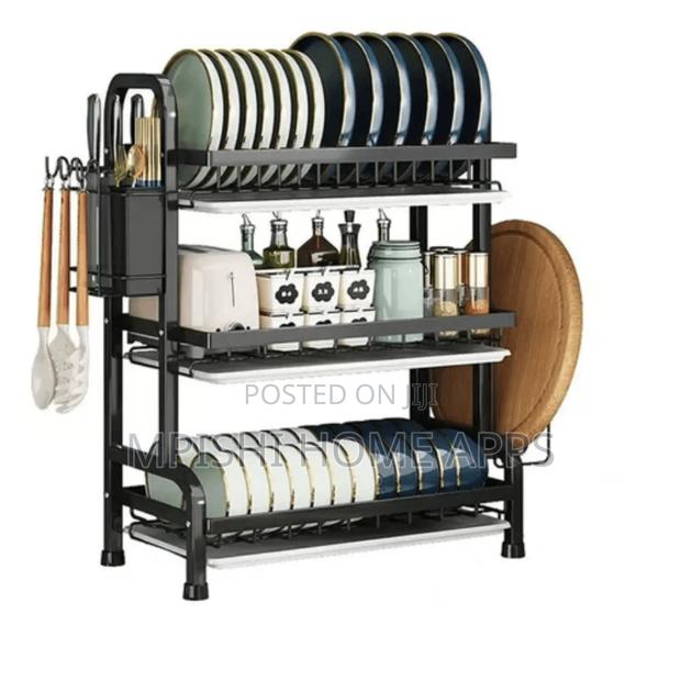 3 Layer Heavy Duty Dish Rack - thumbnail 3