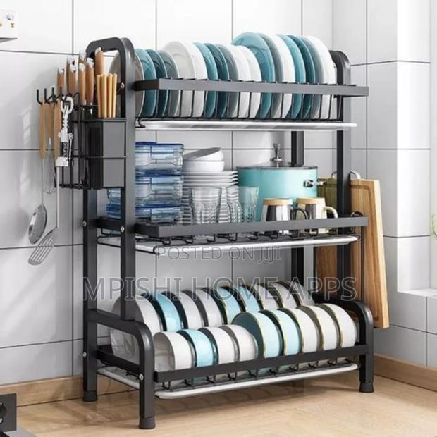 3 Layer Heavy Duty Dish Rack - thumbnail 4