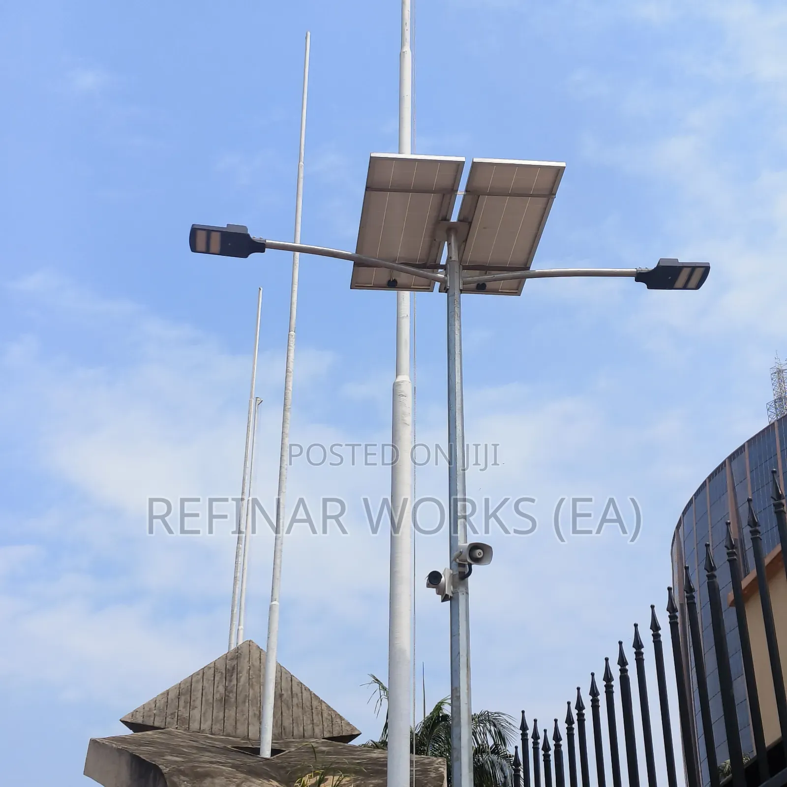 5M - 12M Hot-Dip Galvanized Steel Outdoor Street Light Poles