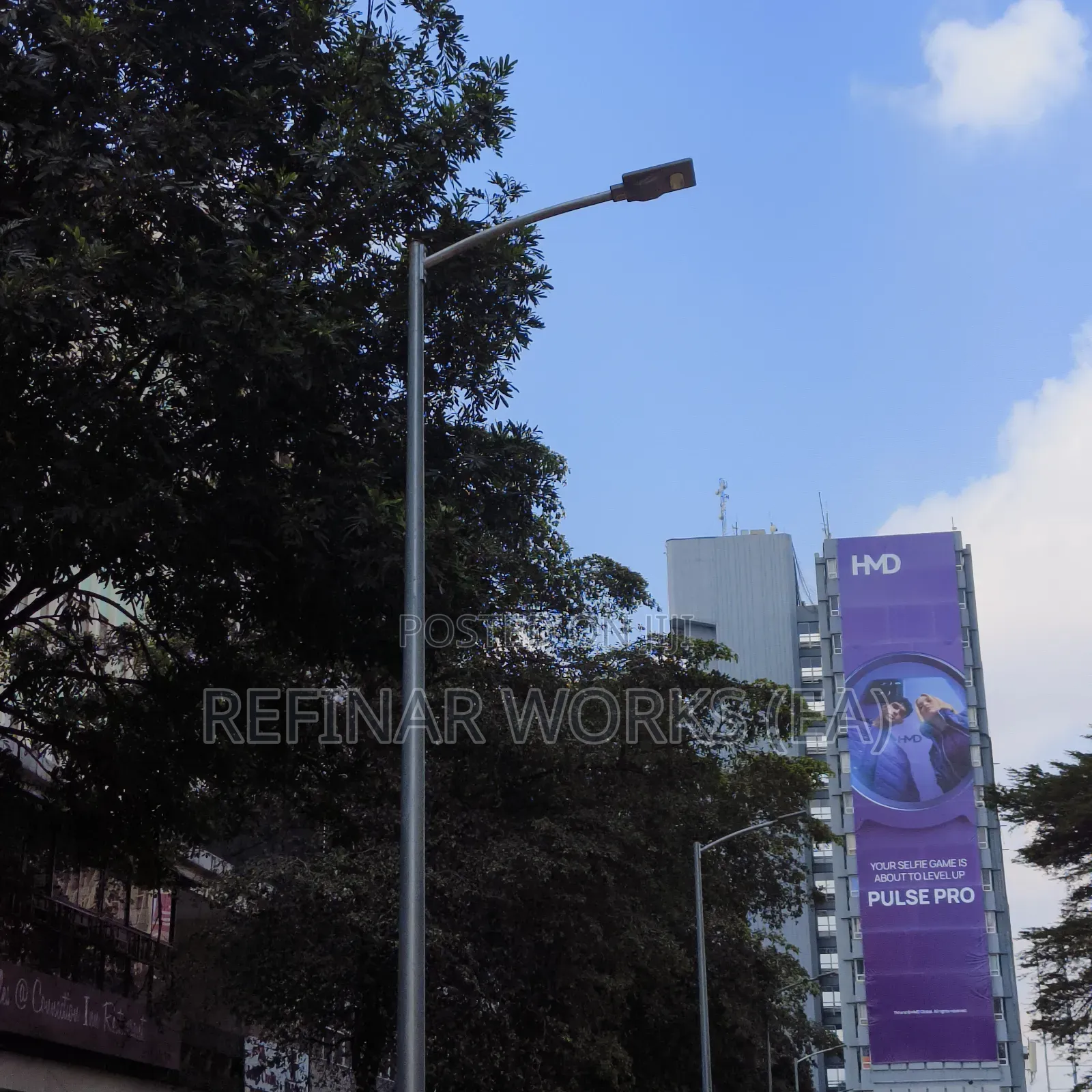 5M - 12M Hot-Dip Galvanized Steel Outdoor Street Light Poles