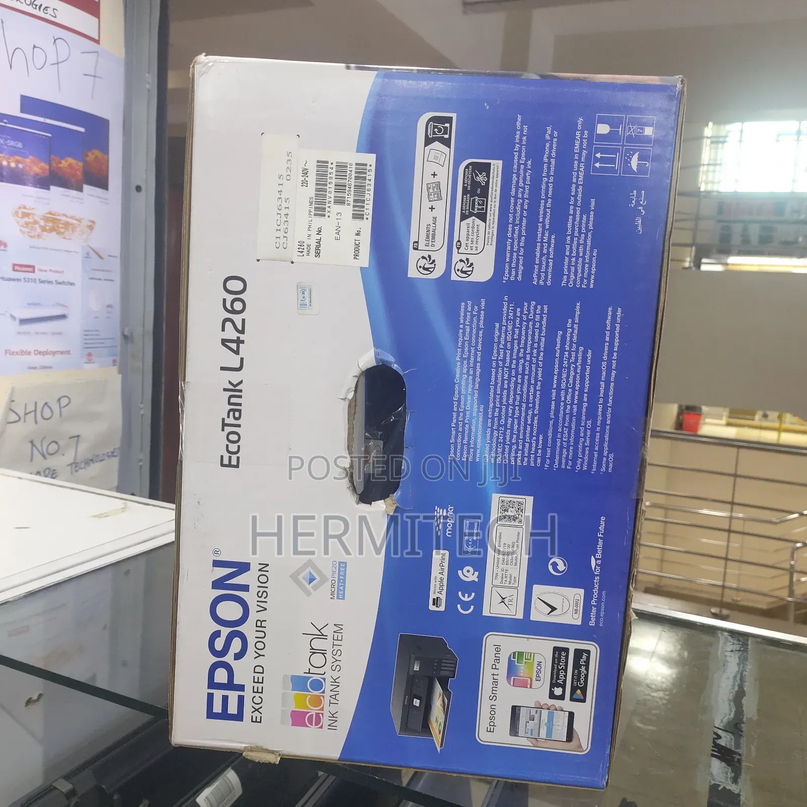 Eco Tank L3250 Both Wireless and Wired Printer