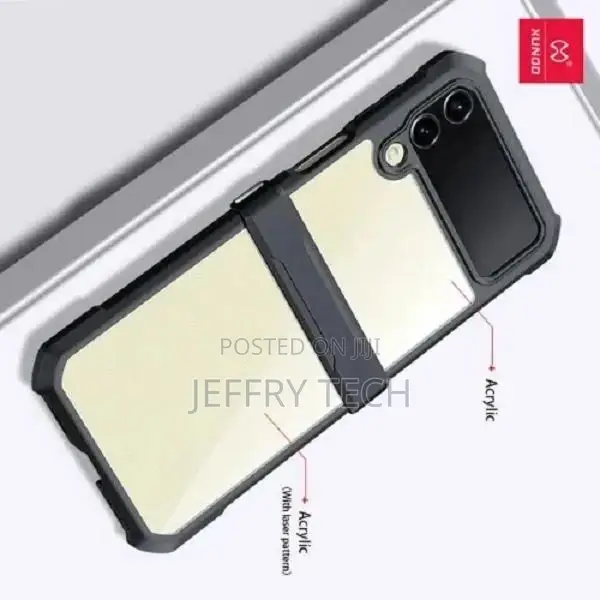 Xundd Shockproof Phone Case for Samsung Galaxy Z Flip 4 - Bl