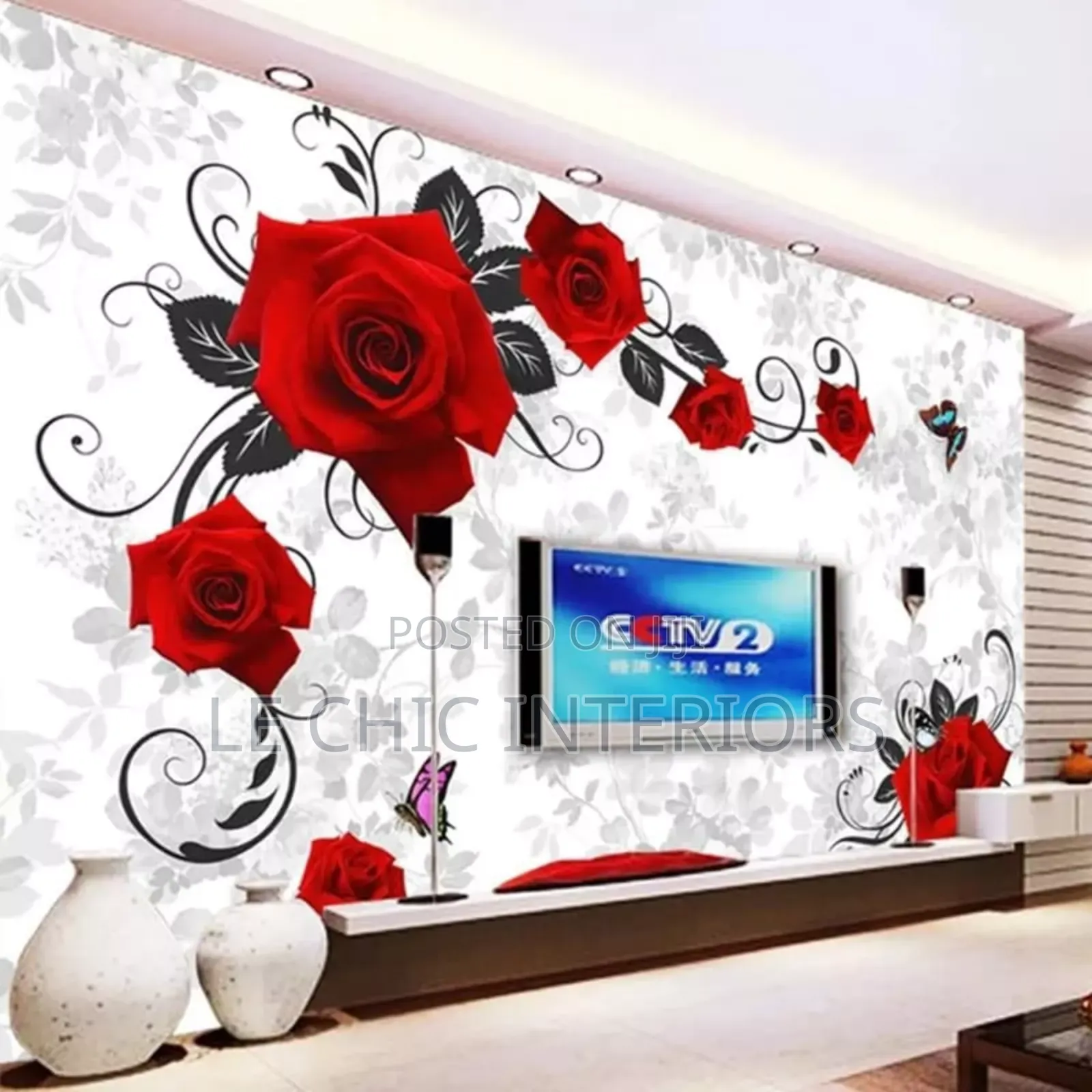 Wallpaper and Mural Installation and Tv Mounting