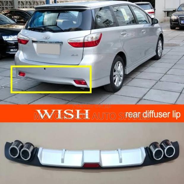 Toyota Wish 2010-2014 Rear Bumper Diffuser - main view