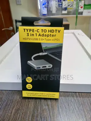 Type C 3 in 1adapter.