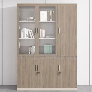 3-Door Wooden Executive Office Cabinet