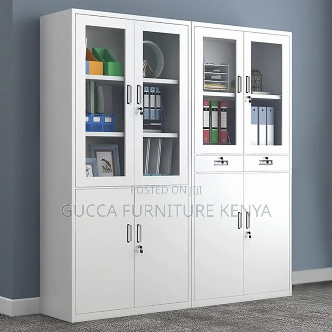 2-Door Metallic Office Cabinet