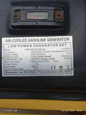 Generator for Hire 3kva