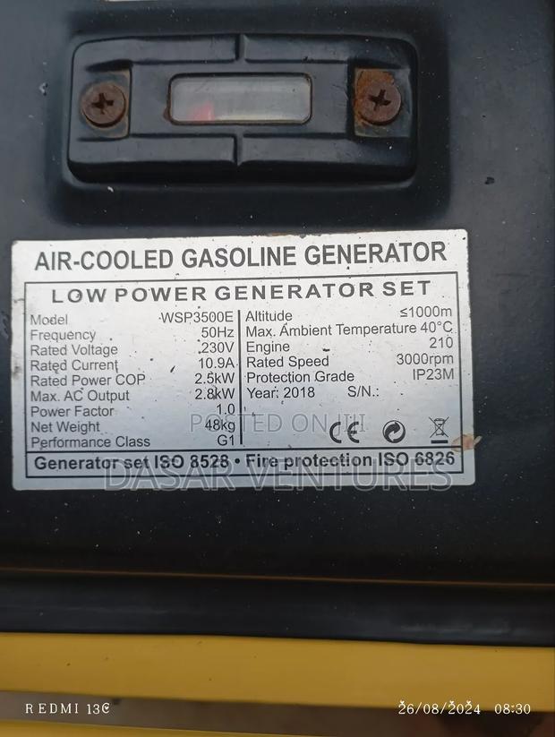 Generator for Hire 3kva - thumbnail 3