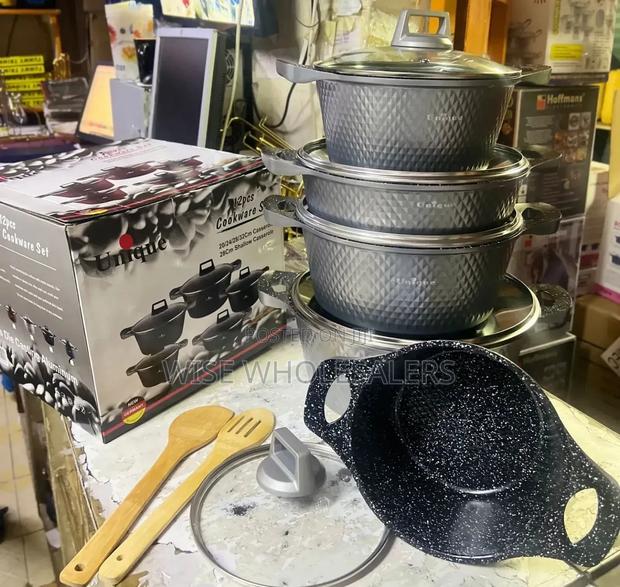 Unique Heavy Granitecoated Non-stick Cookware Set Available