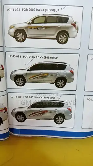 Toyota Rav 4 Body Stickers