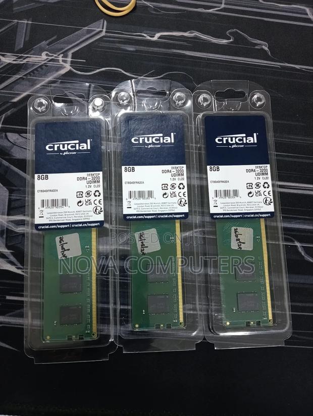 Pc4 8gb Desktop Crucial Ram - 3200mhz - main view