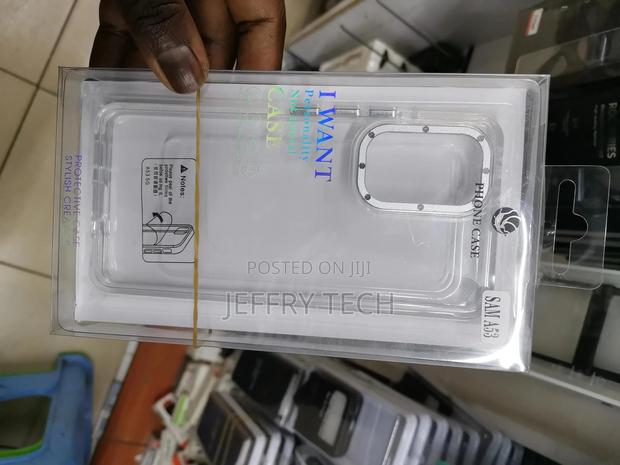 Case for Samsung A53 CREATIVE Clear TPU - main view