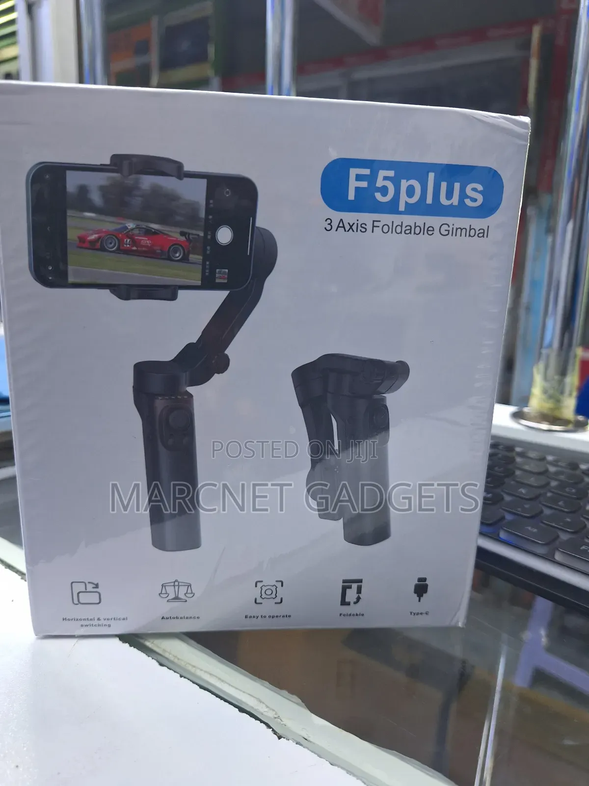 3 Axis Foldable Gimbal F5 Plus With 7 Hours and 360 Playload