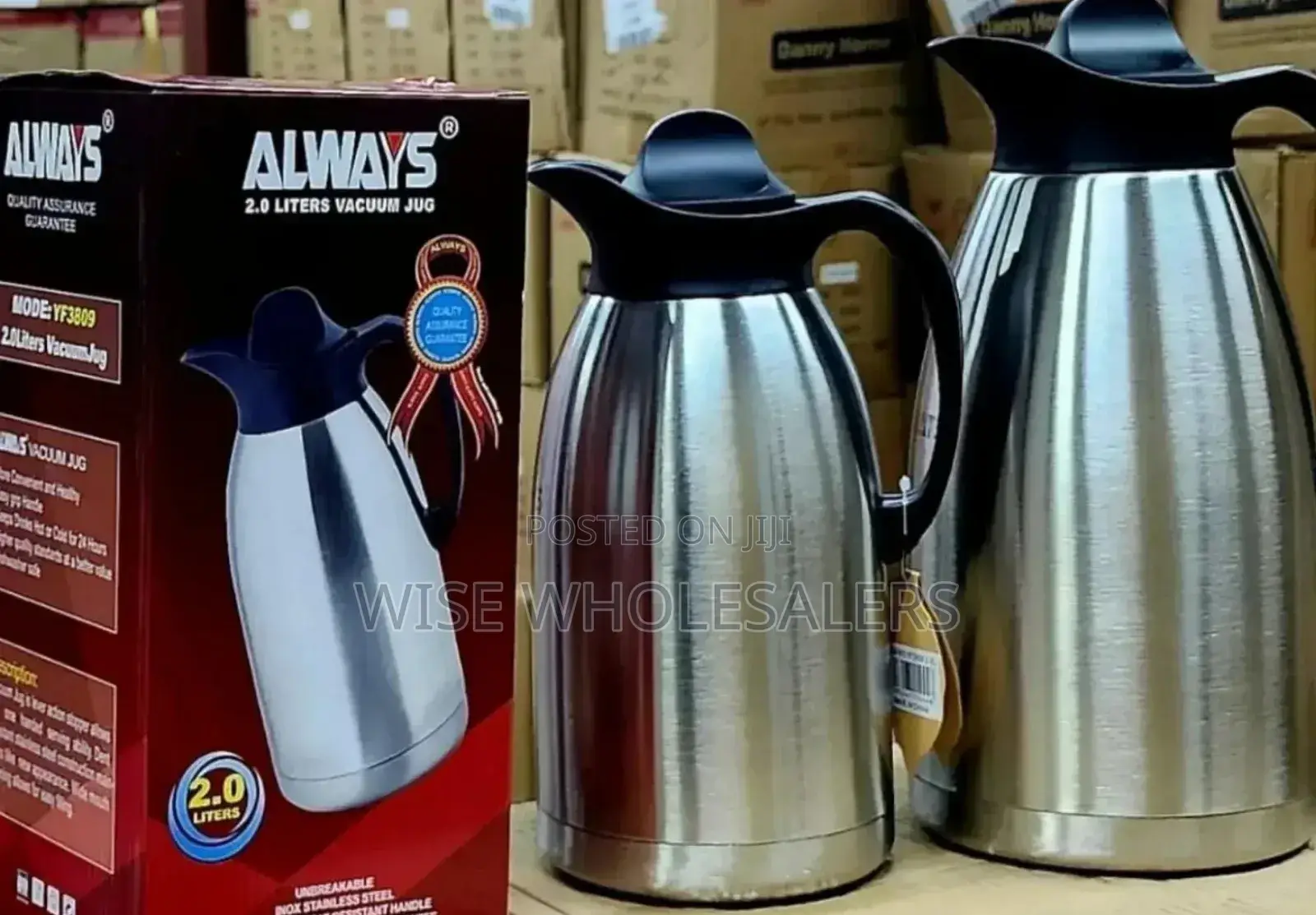 Always Stainless Steel Unbreakable Flask - 2L* 