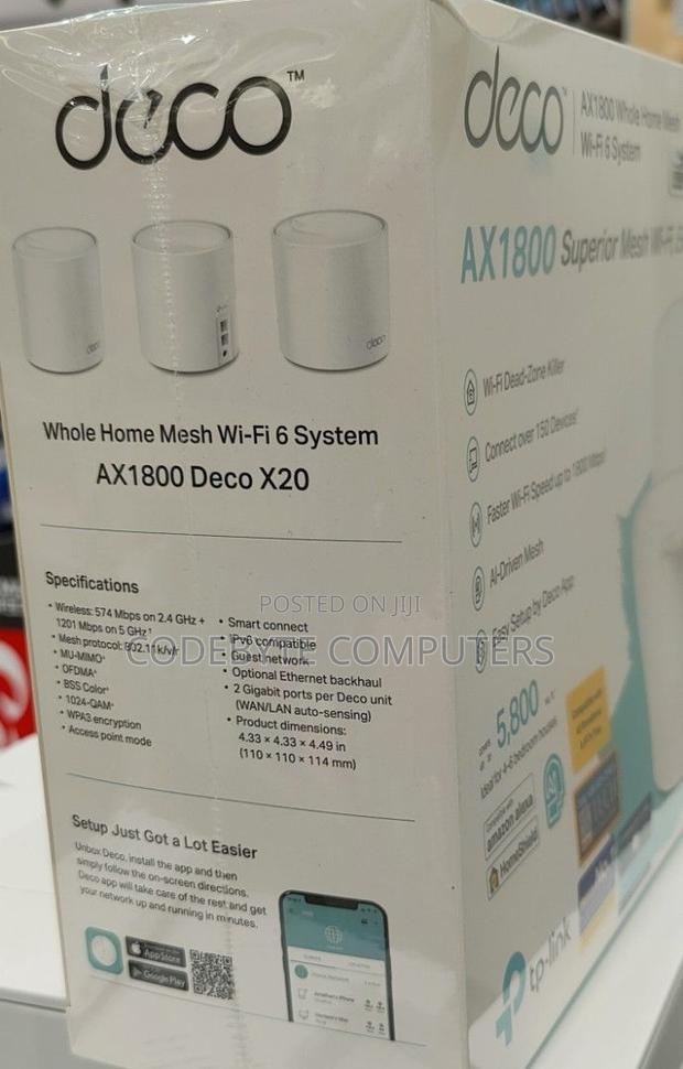 Tp-link Deco X20-3 Whole Home Mesh || Tp-link Deco X20-3 - thumbnail 3
