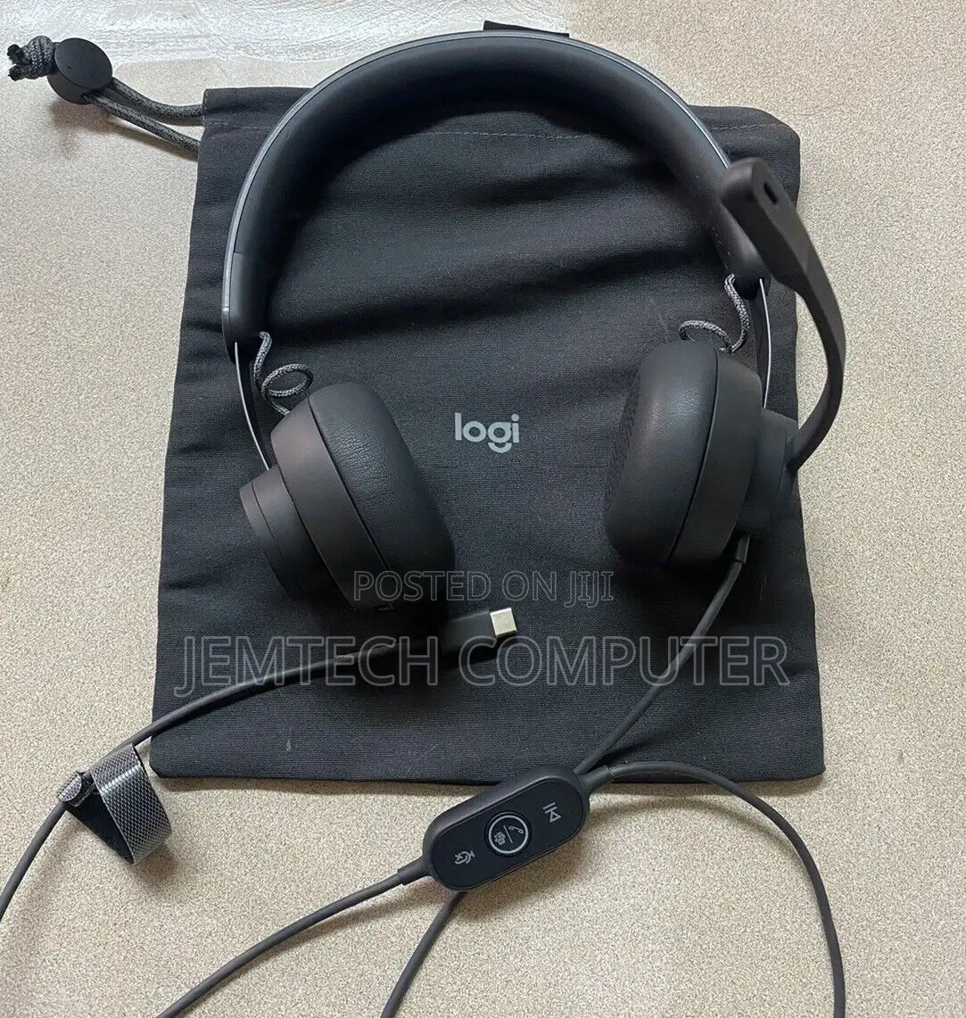 ~Logitech Zone Wired Headset With Noise-Cancelling Mic