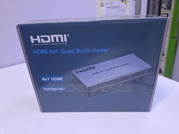 Hdmi 4×1 Quad Multiviewer Screen Segmentation With Remote - main view