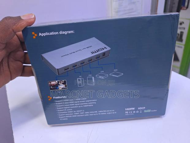 Hdmi 4×1 Quad Multiviewer Screen Segmentation With Remote - thumbnail 2