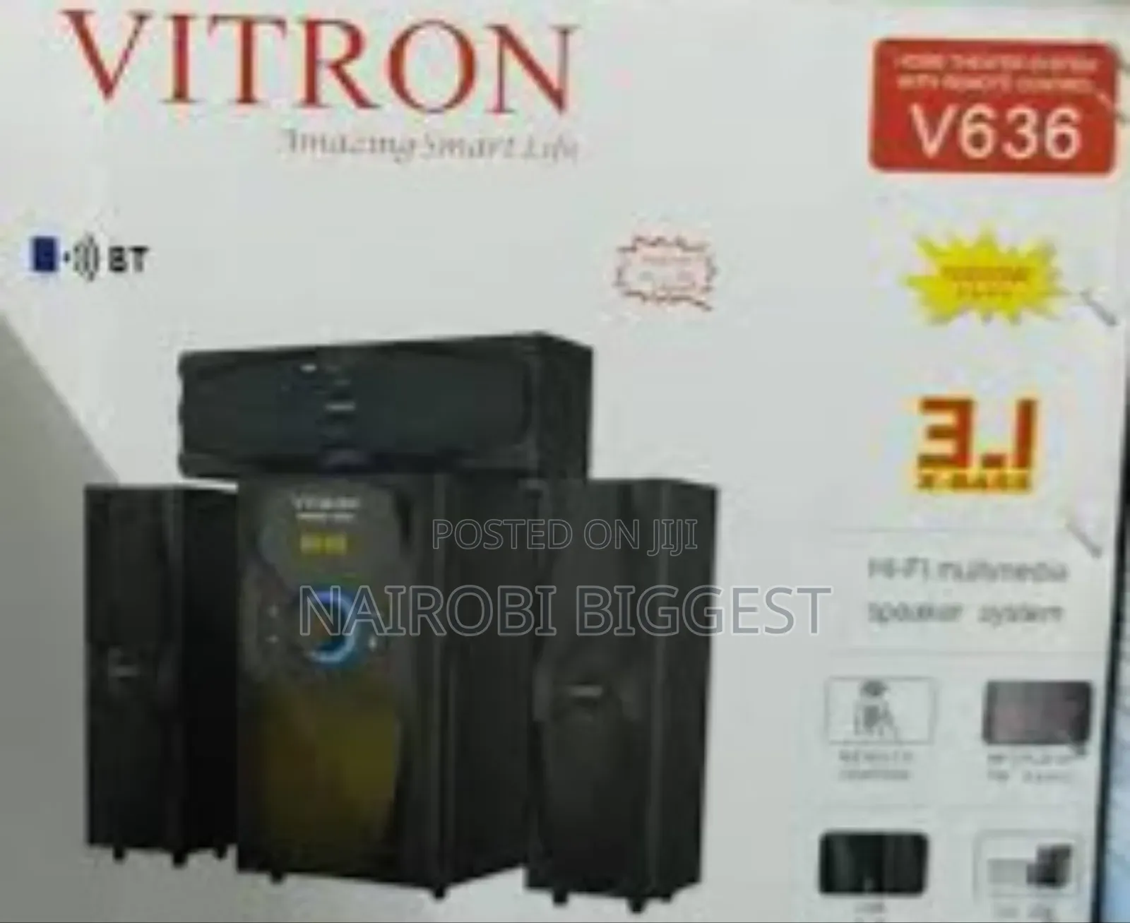 Vitron Black 636 Speaker Sound System