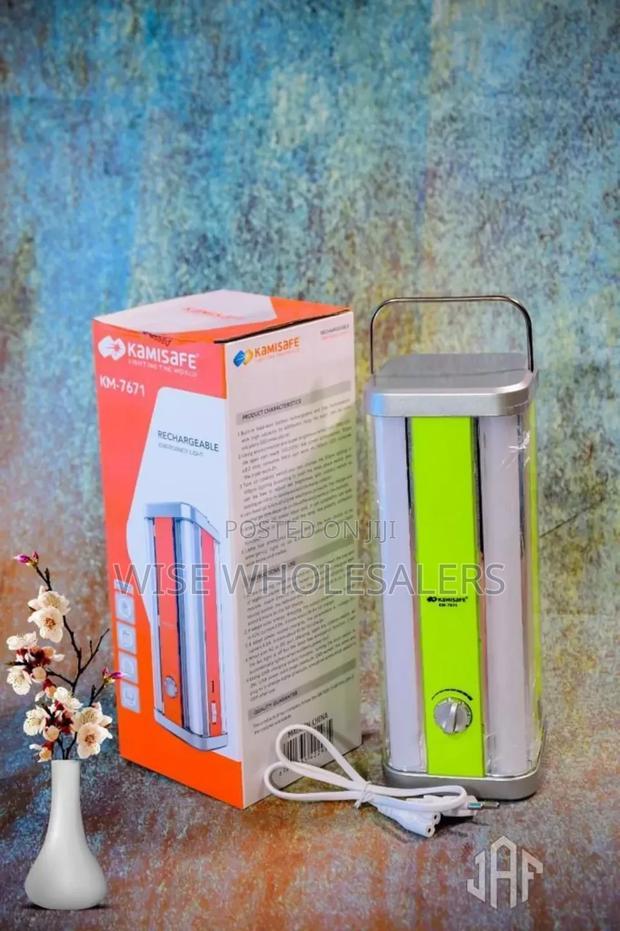 Kamisafe Rechargeable Km-7671 Emergency Led Lamb Available
