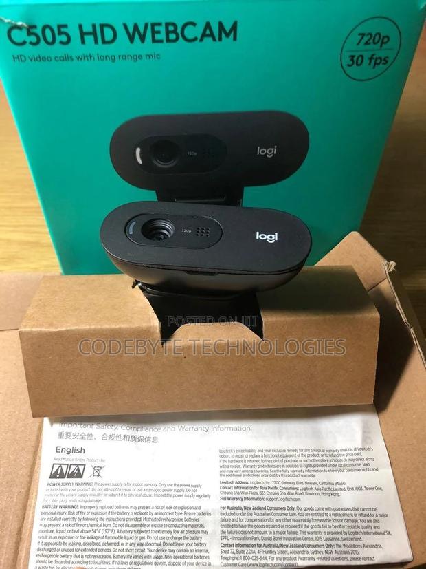 Logitech C505 HD Webcam - 960-001364 - main view