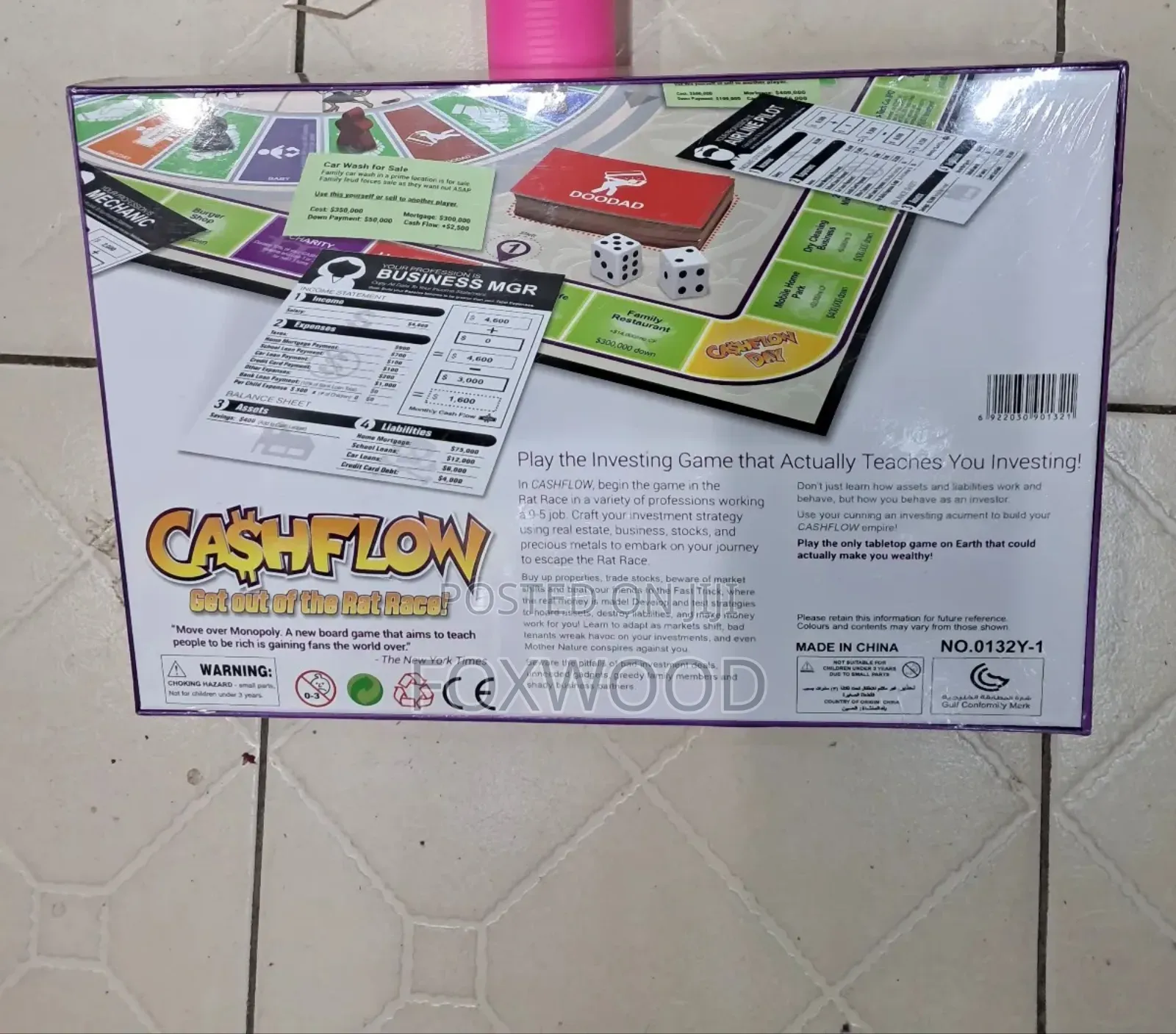 Teach Teens About Money CASHFLOW Board Game