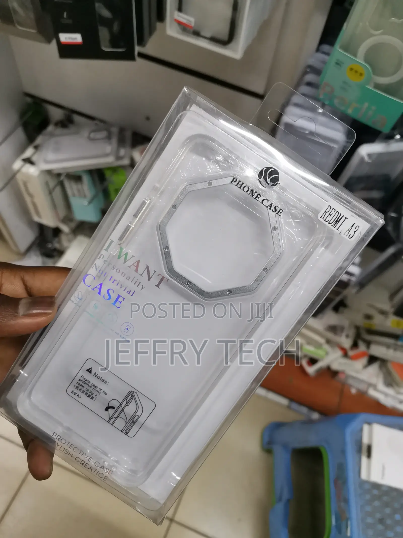 Case for Redmi A3clear TPU Four Corners Protective Cover
