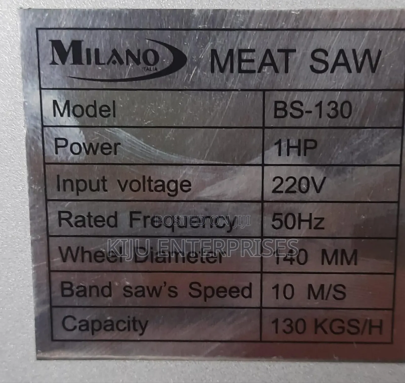 Meatsaw Milano Brand