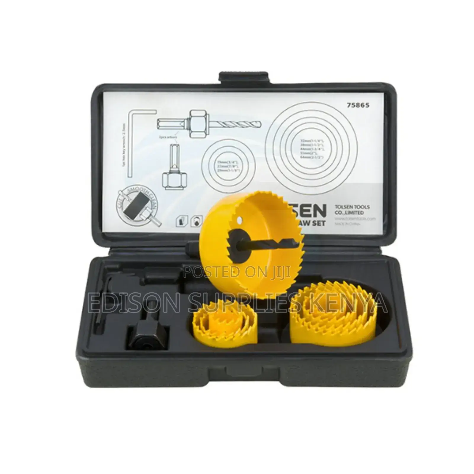 Hole Saws Set Tolsen 11pcs Hole Saw Set 19mm-64mm