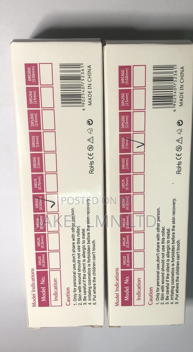 0.5mm + 1.5mm Derma Roller System, 540 Needles