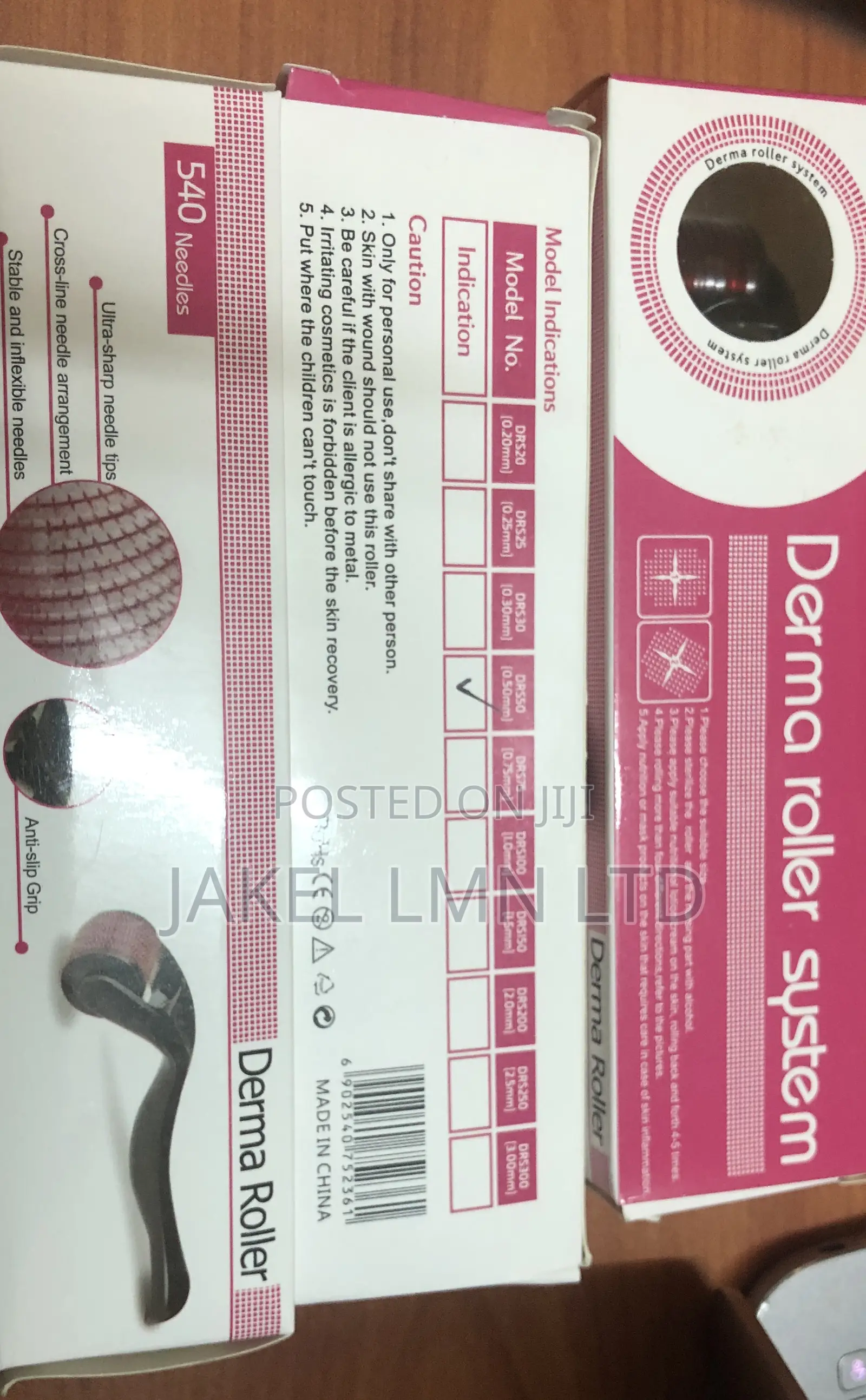 0.5mm + 1.5mm + 2.0mm Derma Roller System 540 Needles