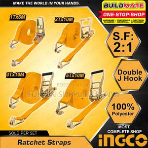 Ratchet Straps Ingco 2'' By 10 Metres Ratchet Tie Down Cargo - main view