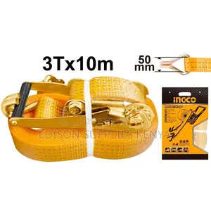 Ratchet Straps Ingco 2'' By 10 Metres Ratchet Tie Down Cargo