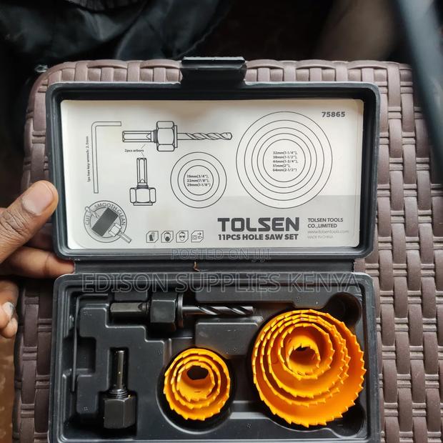 Hole Saws Set Tolsen 11pcs Hole Saw Set 19mm-64mm - thumbnail 3
