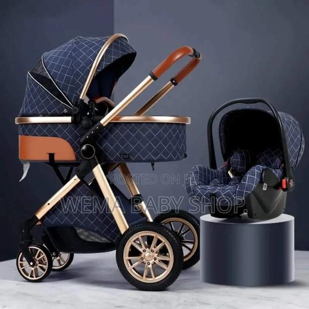 Portable Baby Stroller With Bassinet/Carry Cot