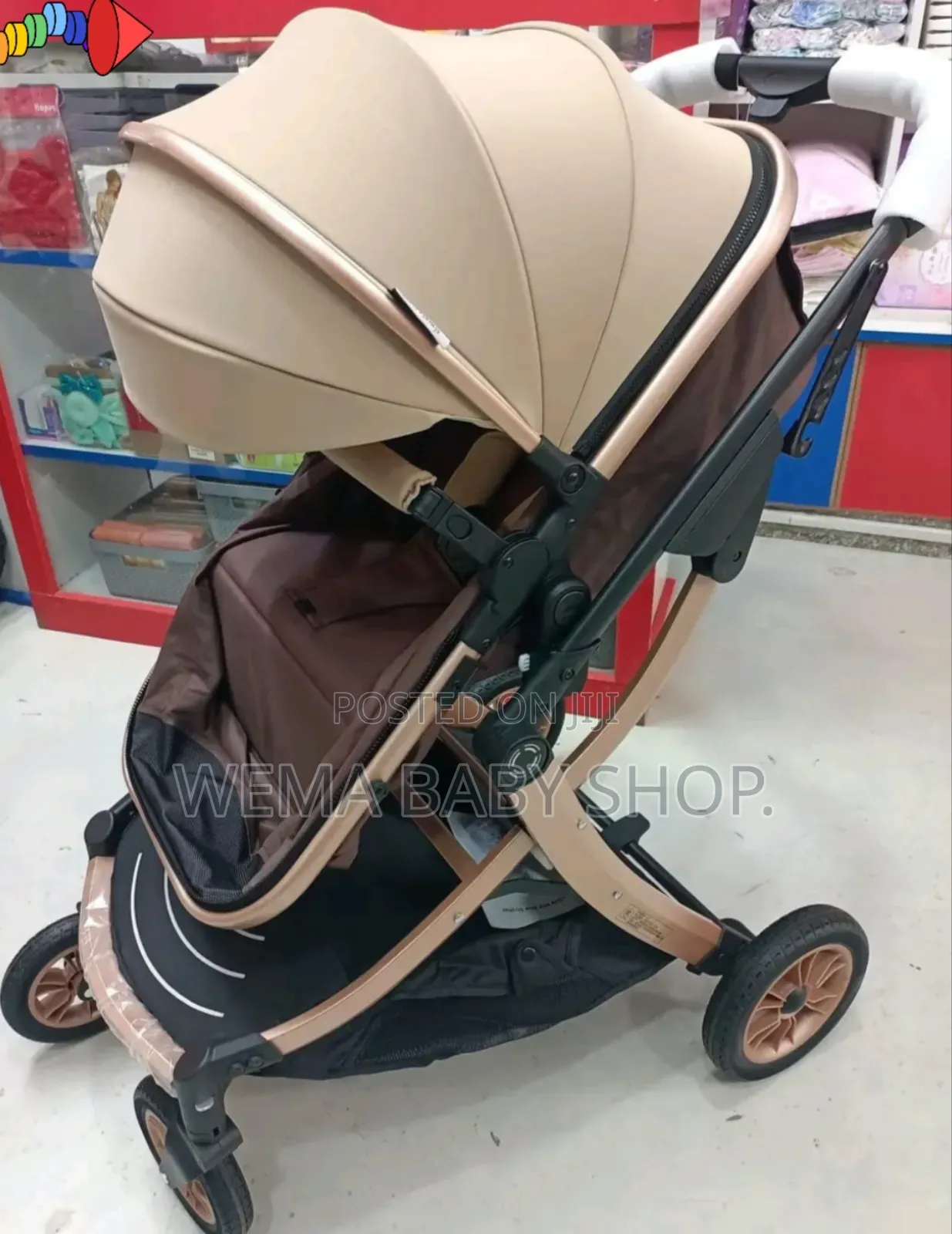 Reversible Baby Stroller With Bassinet