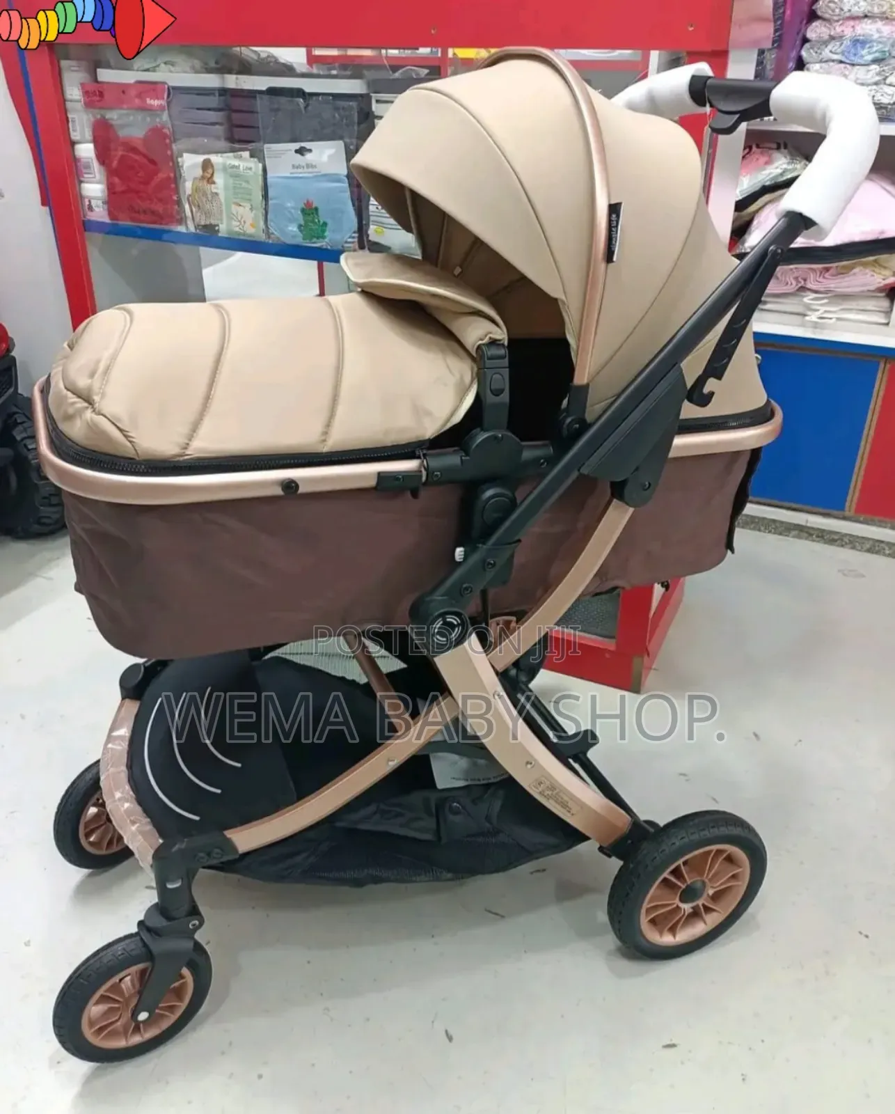 Reversible Baby Stroller With Bassinet