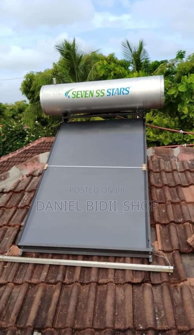 200 LTRS Seven SS Flat Panel Pressurized Solar Water Heater - main view