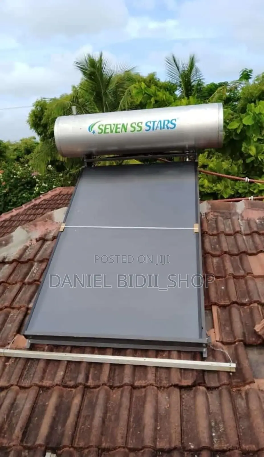 200 LTRS Seven SS Flat Panel Pressurized Solar Water Heater